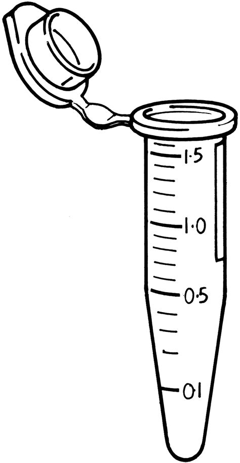 microcentrifuge tubes drawing